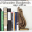 DIY Beautiful Wooden Bookends