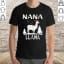 Original Nana Llama Christmas Funny Matching Family Pajama Gift shirt
