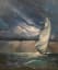 Sailing ship, oil painting by my mother