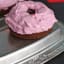 Chocolate Beet Donuts with Peppermint Cream Cheese Frosting