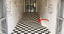 Genius Optical Illusion On This Floor Stops People From Running In The Hallway
