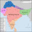 A Divergent Indian Subcontinent with Less-Intense European Colonialism