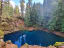 Blue pool/Tamolich Falls. Willamette National Forest, Oregon, USA