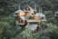 WH studio constructs cluster of treehouse cabins at senbo resort hangzhou in china