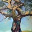 Tree Of Life By Susan Pitcairn, Oil Painting
