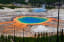 Ever seen the Grand Prismatic Spring at @YellowstoneNPS? Each ring of color represents different microbial communities. Entire food chains depend on bacteria that live in the near-boiling water from local geysers & hot springs, enduring temps up to 175˚F (79˚C)! [📸: C. Bardot]