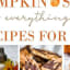 Pumpkin Spice and Everything Nice Recipes For Fall