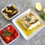 Baked Feta Appetizer (Meze) With Olives And Tomatoes - Mediterranean Latin Love Affair