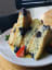 Blue Berry Sheet Pan Pancakes! With Lemon Curd & Strawberries