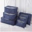 6-Piece Travel Bag System Set for Sorting and Organizing Clothing in Your Luggage