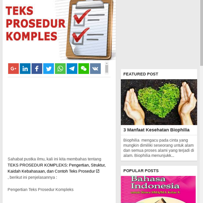Mix Teks Prosedur Kompleks Pengertian Struktur Kaidah