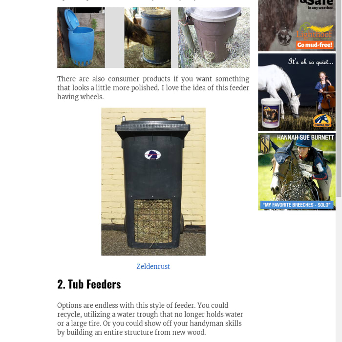 Mix 5 Diy Slow Feed Hay Feeders