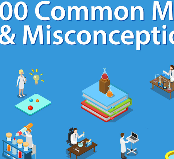 Mix · 100 Common Myths & Misconceptions Infographic