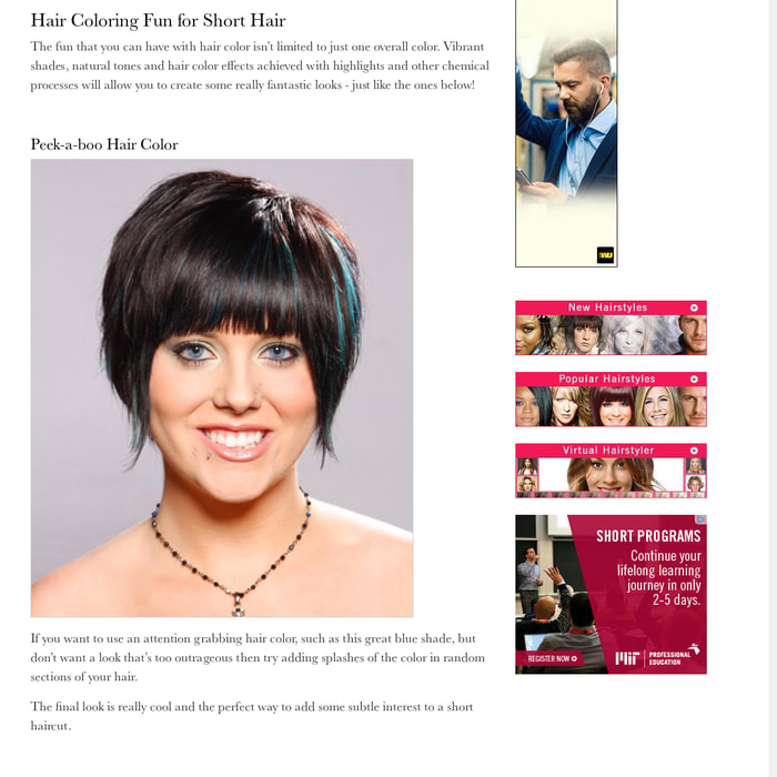 Mix Hair Coloring Fun For Short Medium And Long Hair
