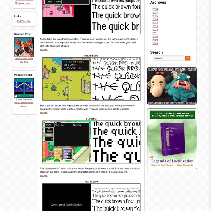 Mix Ultimate Earthbound Font Pack