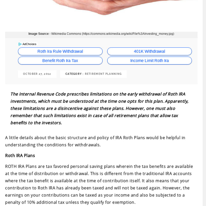 roth ira irc section