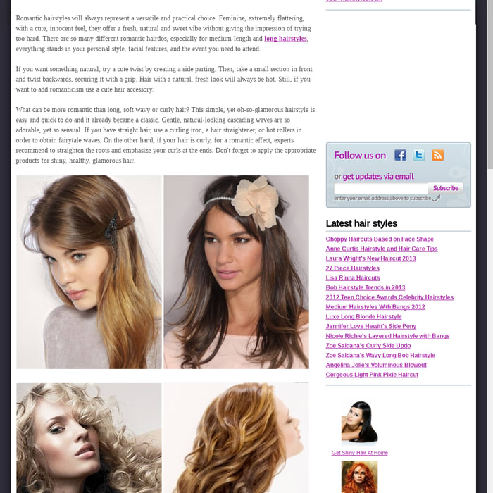Mix Romantic Do It Yourself Hairstyles
