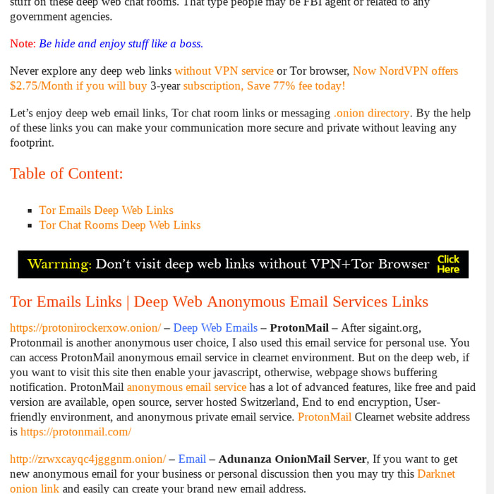Mix Tor Emails Links Tor Chat Rooms Links Deep Web