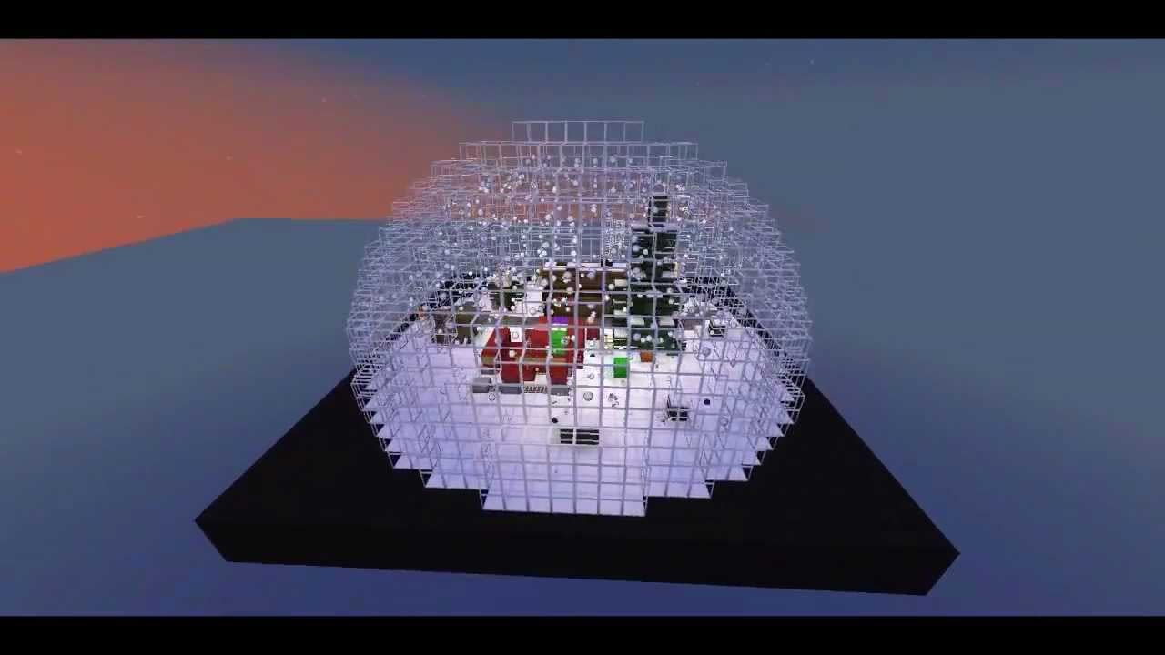 Snow Globe in Minecraft -- SethBling's 350k Subscriber Special