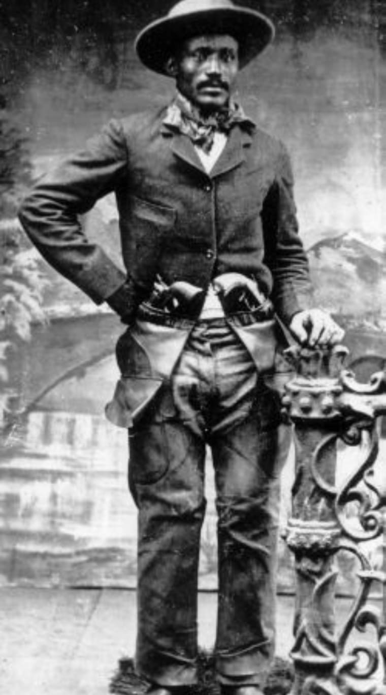 Bass Reeves (1838-1910) Born into slavery, but gained his freedom by the thirteenth amendment (after allegedly beating the shit out of one of his former enslavers and fleeing to Cherokee territory). One of the best guns west of Mississippi with over 3000 arrests. An American hero and inspiration