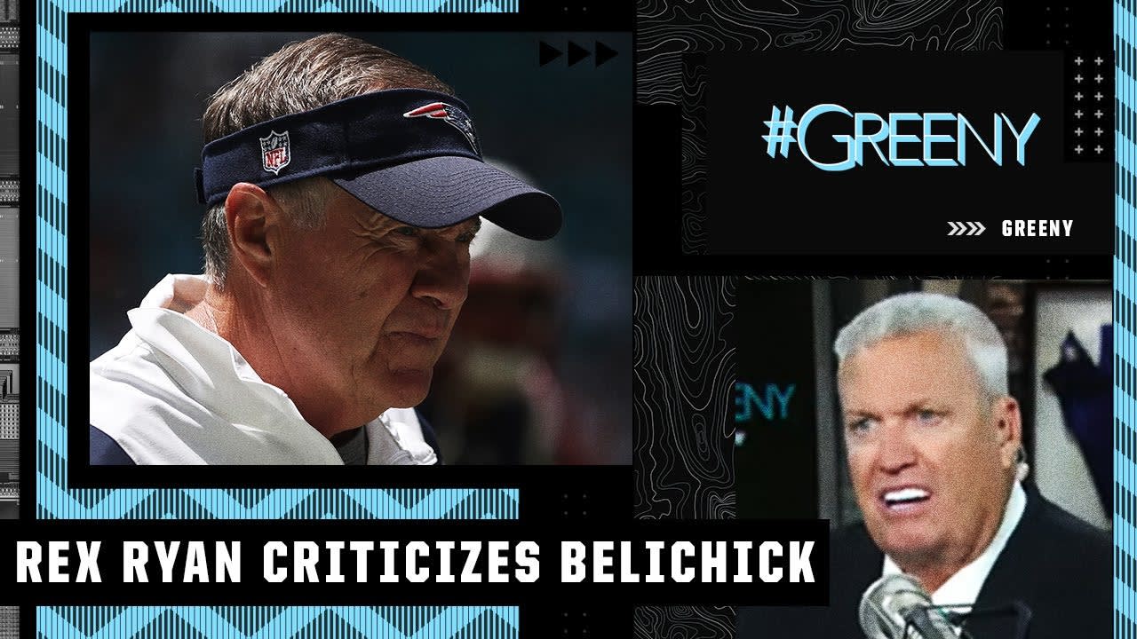 Rex Ryan criticizes Bill Belichick's 'poor job evaluating the weapons' for the Patriots 😯 | #Greeny