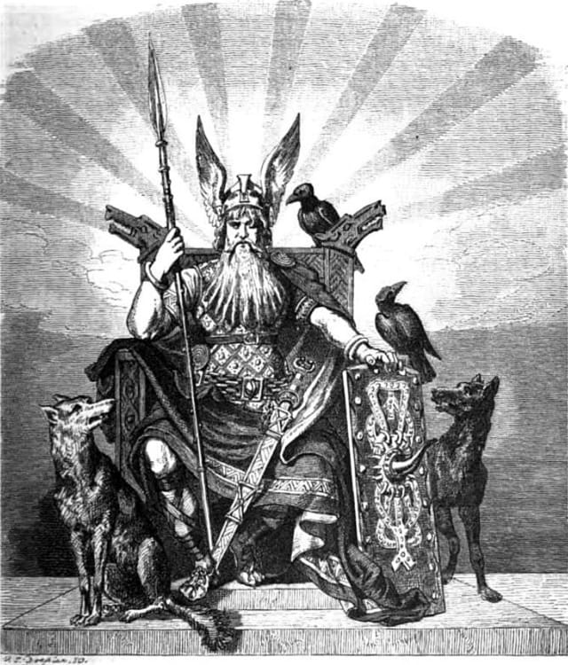 Odin (Old Norse: Óðinn) is the main god in Norse mythology, while also existing in Germanic mythology as Woden (in Old English), Wodan (in Old Franconian), and Wutan or Wuotan (in Old High German).