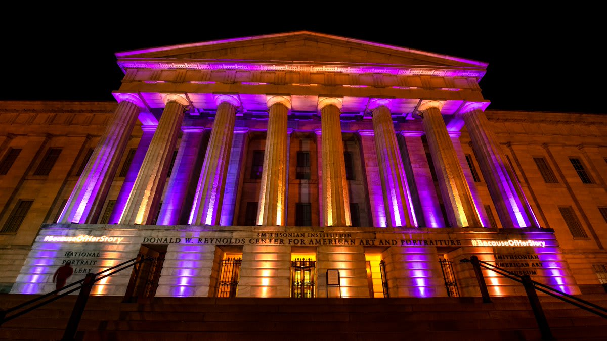 Were you able to see our building lit in purple and yellow for #WomensEqualityDay? We commemorate all the women who fought for women's equality and the right to vote. See a more complete history of women's suffrage, Votes for Women":