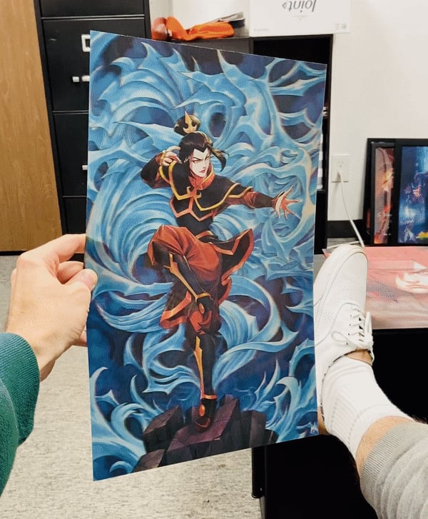 My custom "Fiery Family" 3D Avatar the Last Airbender inspired Fan Artwork! Hand draw, digitally layered & self-produced! Took around 80 hours to finish from scratch!