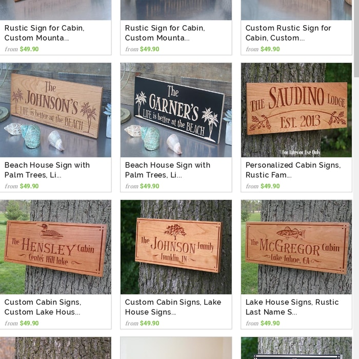 Mix Cabin Signs Benchmark Custom Signs