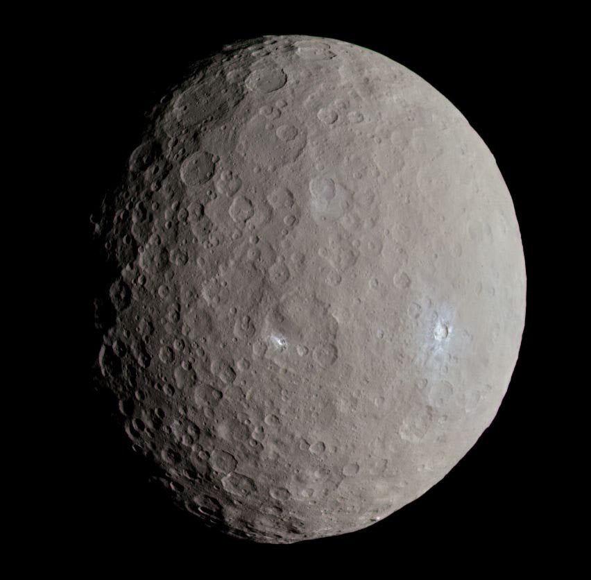 OTD 1 January 1801, Italian astronomer Giuseppe Piazzi discovered Ceres, 1st & largest asteroid @esascience @ESA_Italia (Pic taken by NASA's Dawn spacecraft)