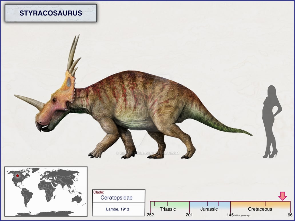 Styracosaurus, by cisiopurple
