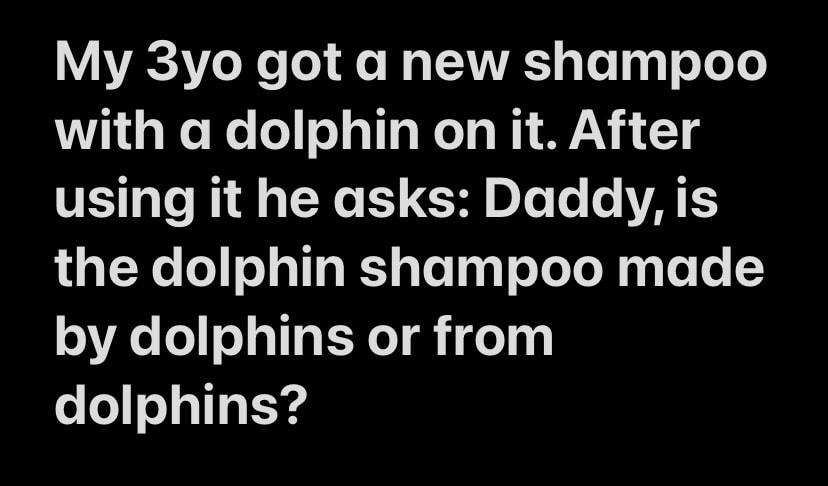 Dolphin shampoo