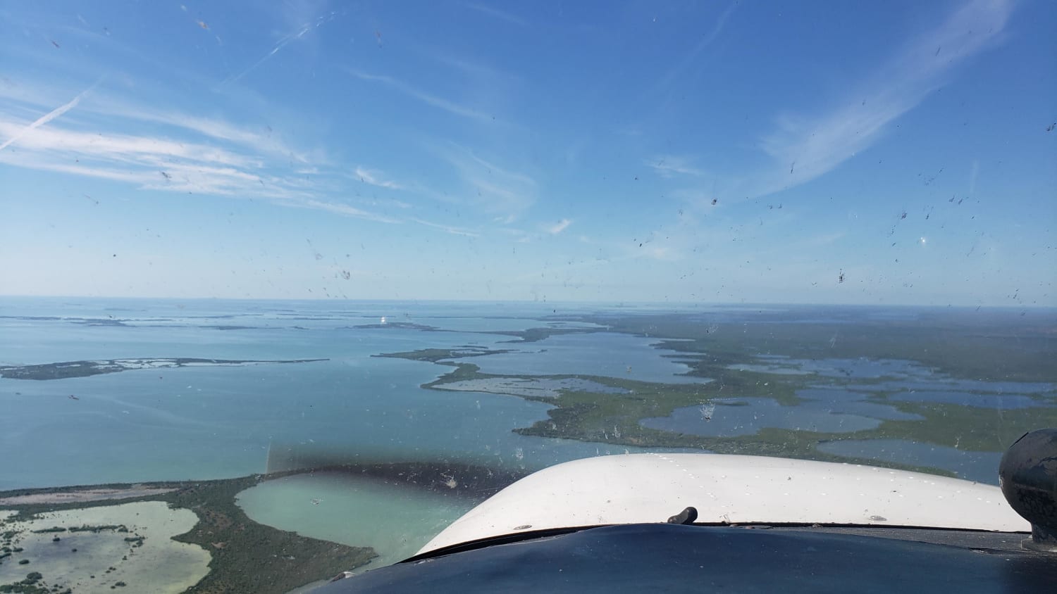 First flight, learning to fly in South Florida has its perks
