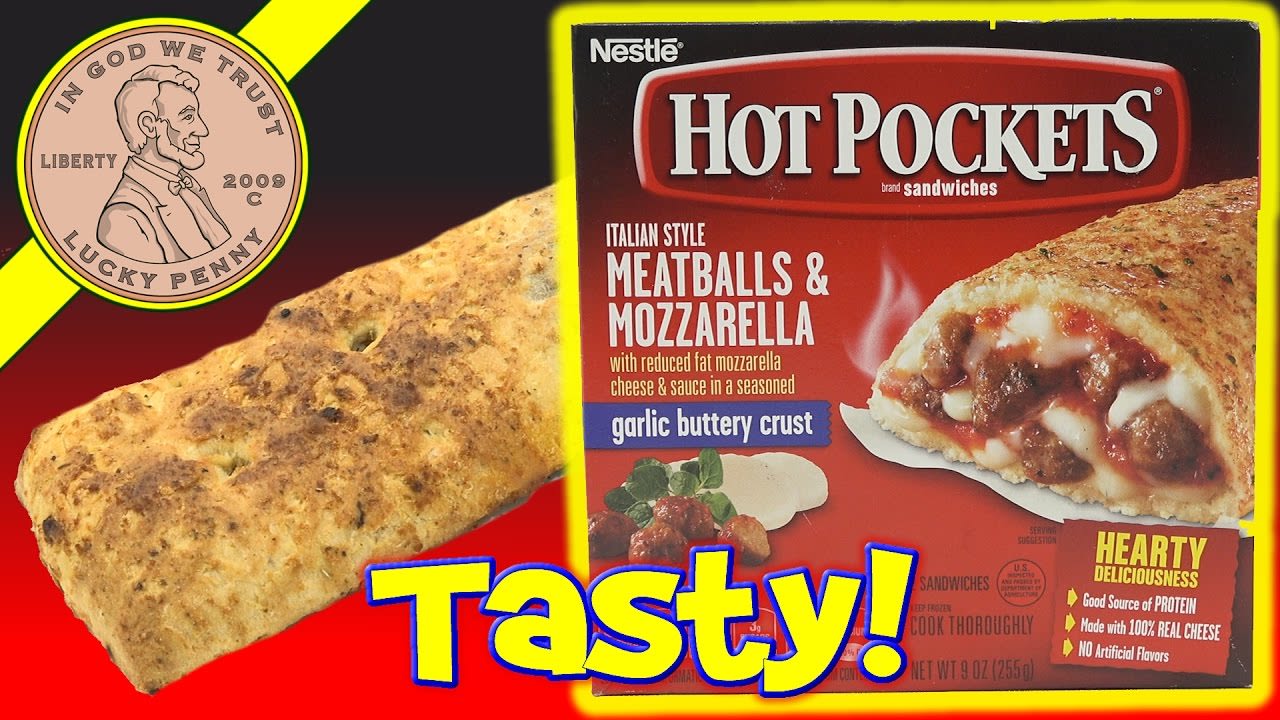 Hot Pockets Italian Style Meatball & Mozzarella USA Snack Food