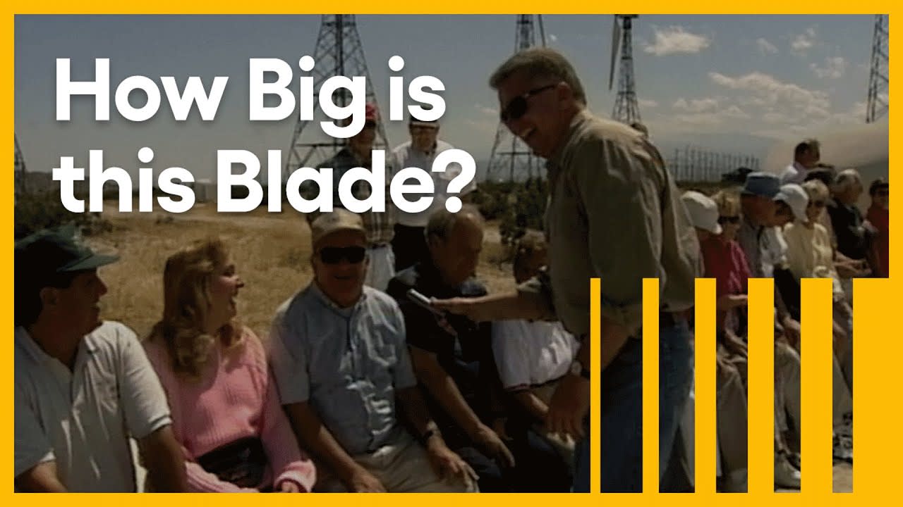 Just How Big is a Wind Turbine Blade? | Visiting with Huell Howser | KCET