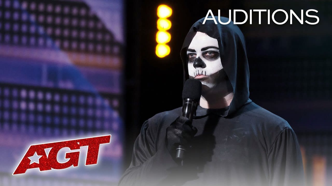 Death Delivers Side-Splitting Humor On AGT, Receives BUZZERS! - America's Got Talent 2019