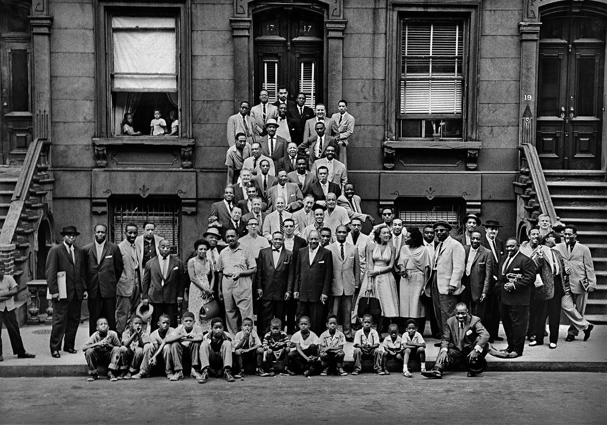 60 years ago today Art Kane took the legendary jazz photograph, “Harlem – 1958,” commonly known as “A Great Day in Harlem.”