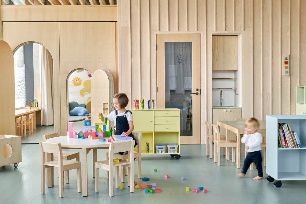 Fyra was selected by Supercell Oy to design a kindergarten for the same building. The daycare is operated by New Nordic Schools
