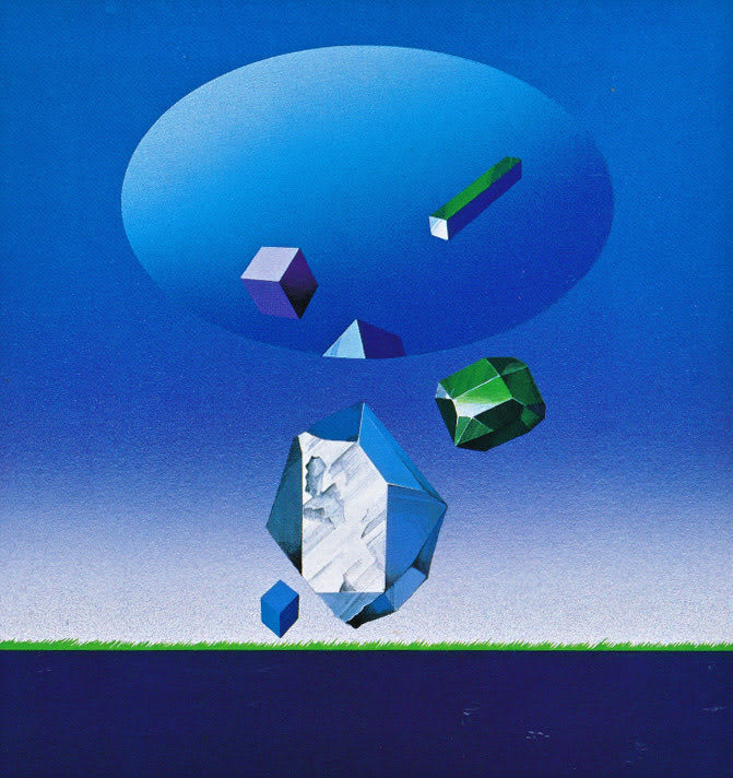 Artwork by Shigeo Okamoto for a science textbook(1985)
