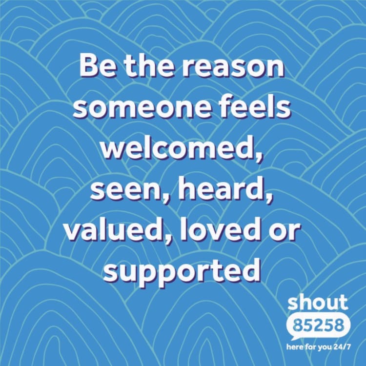 For the UK, this week mental health awareness week. If you are struggling with mental health there are options to reach out for help and to do so is so brave. One way if you are in the UK is Shout, a 24/7 crisis text service. To reach support from Shout, text SHOUT to 85258