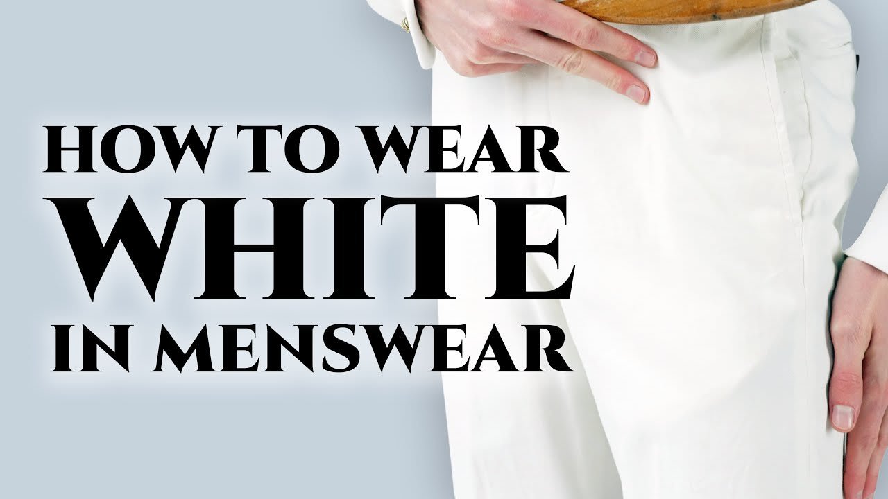 How to Wear White as a Menswear Color