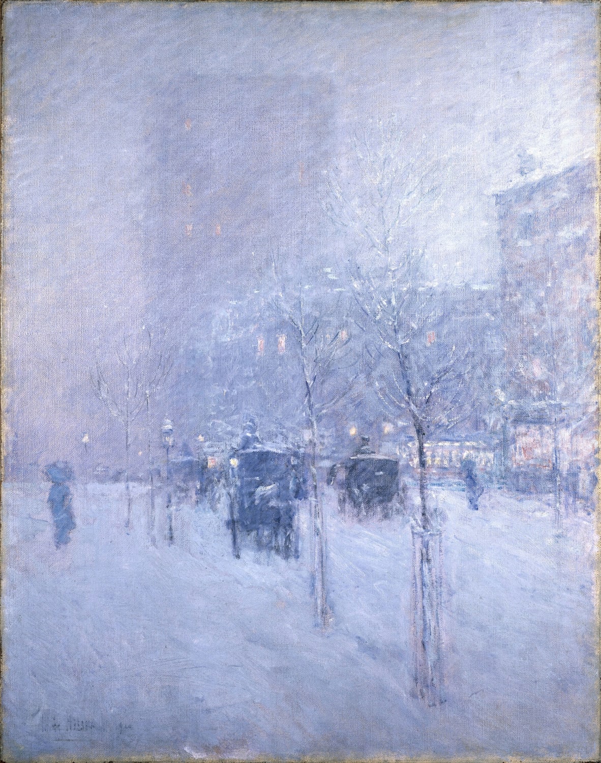 Late Afternoon, New York, Winter, Childe Hassam, 1900,