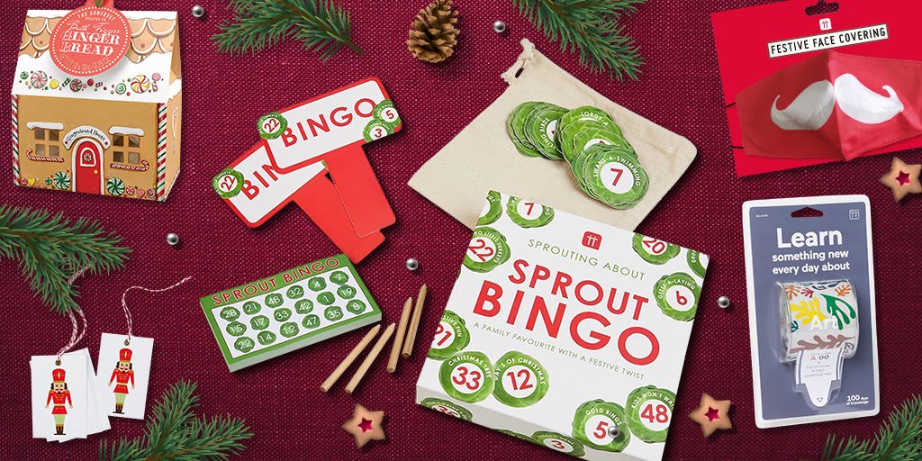 We’ve handpicked a new selection of crafts and games such as the festive ‘Sprout Bingo’ or ‘Learn something new about art’, which will reveal some art facts you've never heard before, and that you can share and enjoy with family and friends! Shop here: