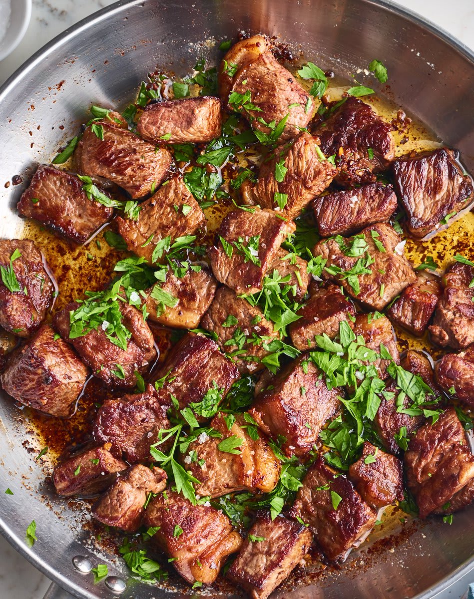Garlic butter steak bites are a weeknight dinner dream: