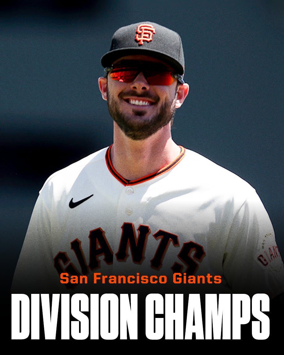 On the final day of the season, the Giants clinch the NL West