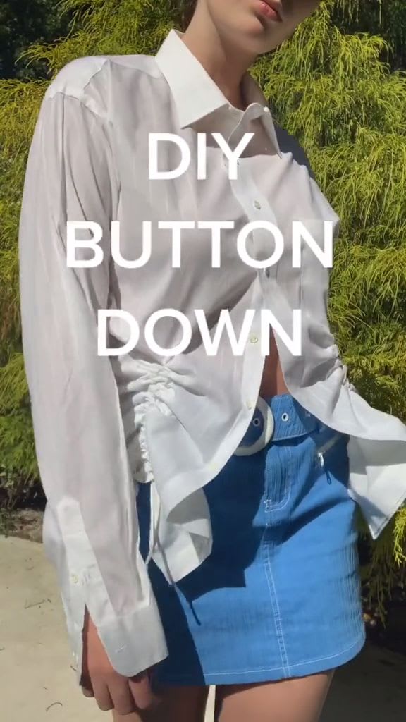How To DIY An Old Button Down