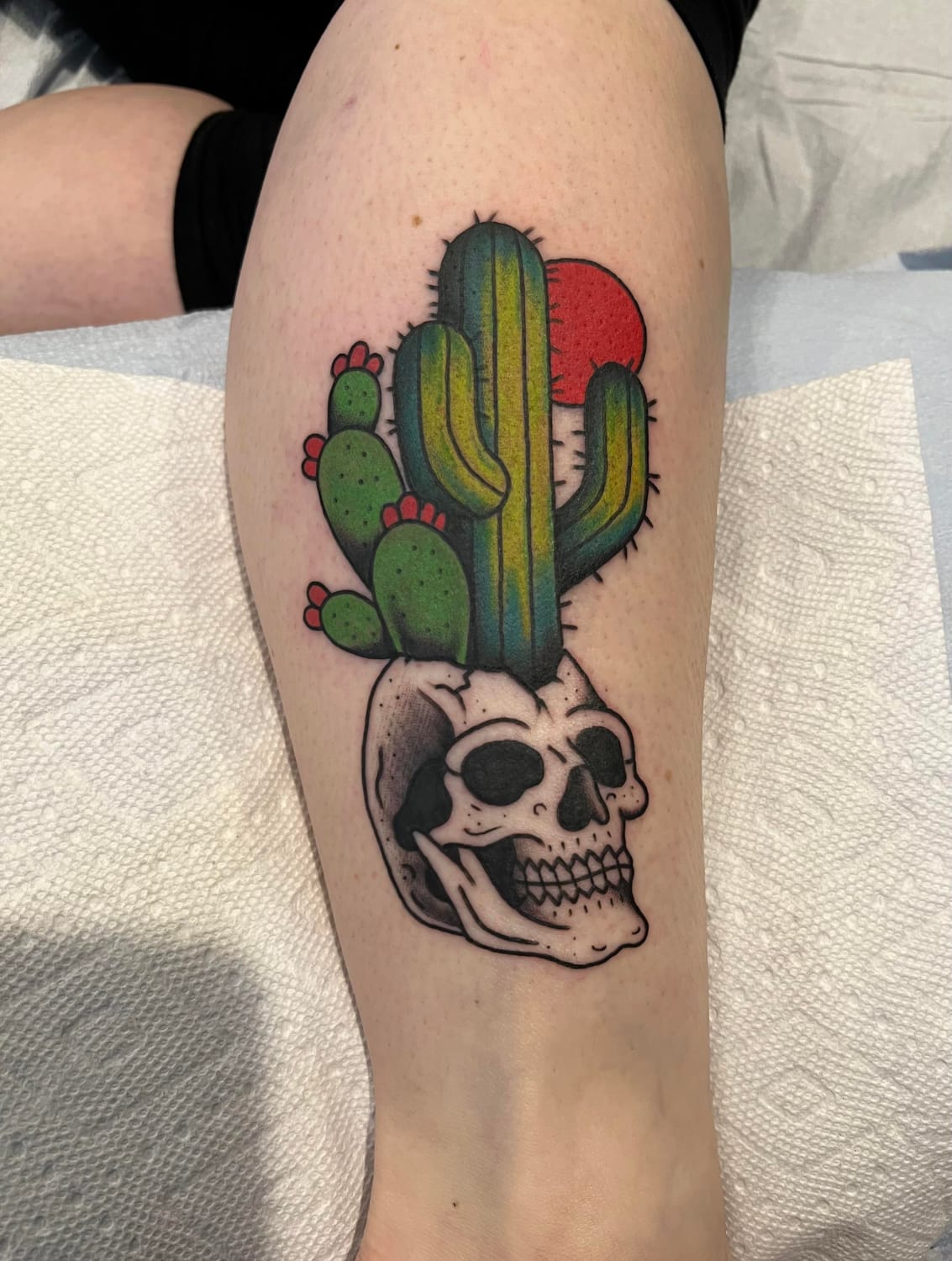 My new ink done while visiting Tucson, Arizona at Sanctity Tattoo by Tommy Nash