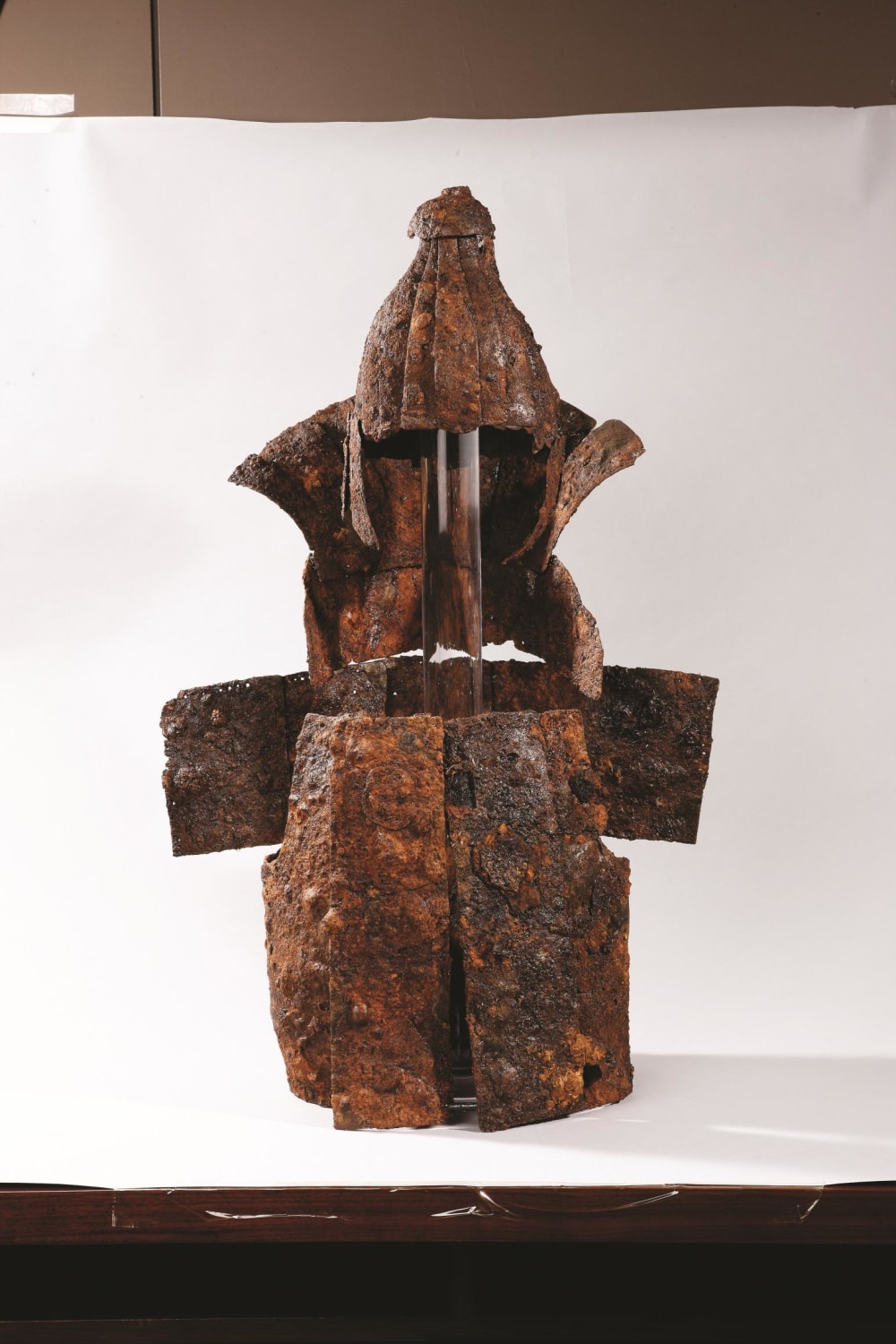 Iron armor of the Gaya kingdom of Korea, 4th century, found in Busan