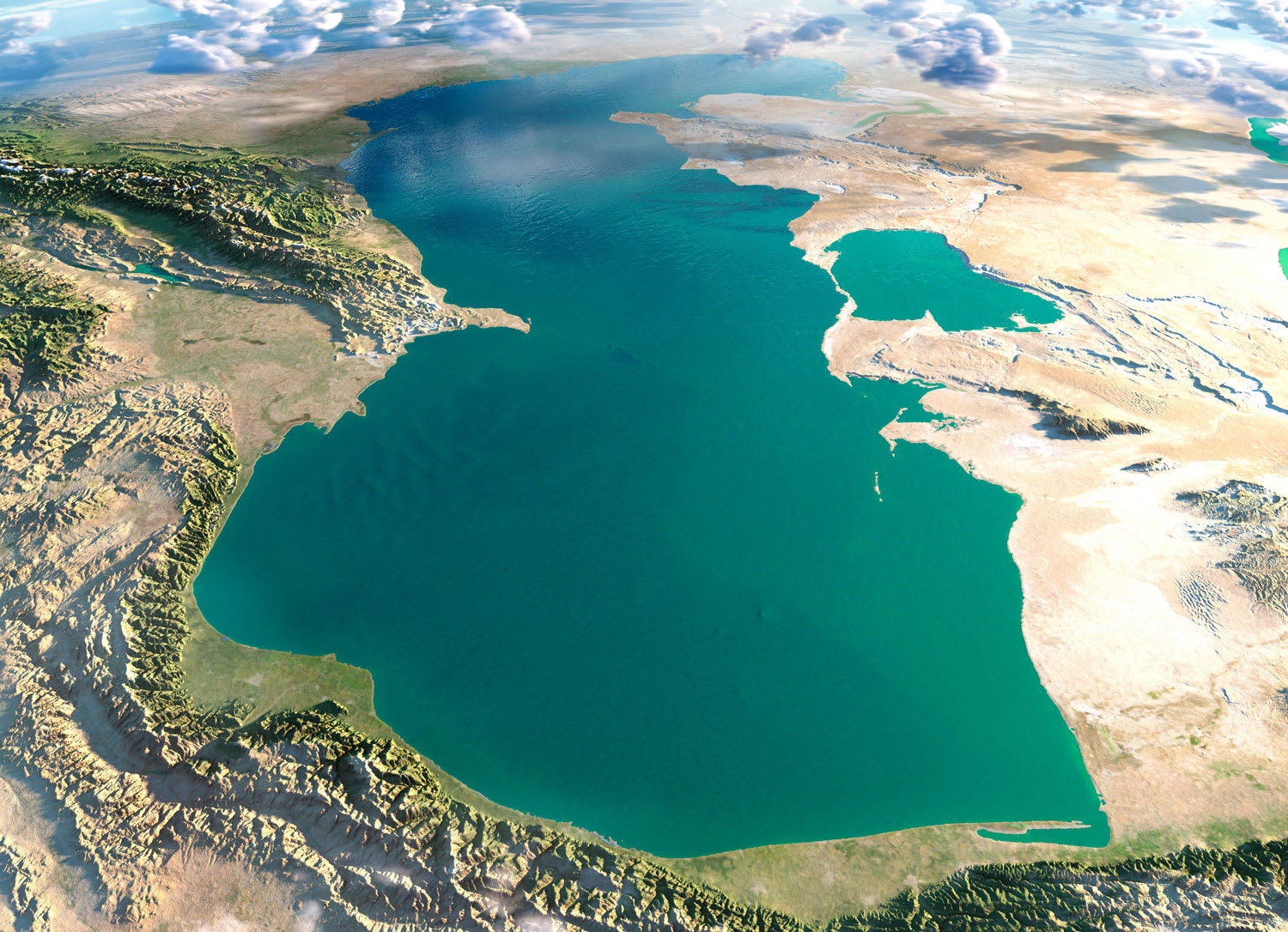 Caspian Sea - World's Largest Lake