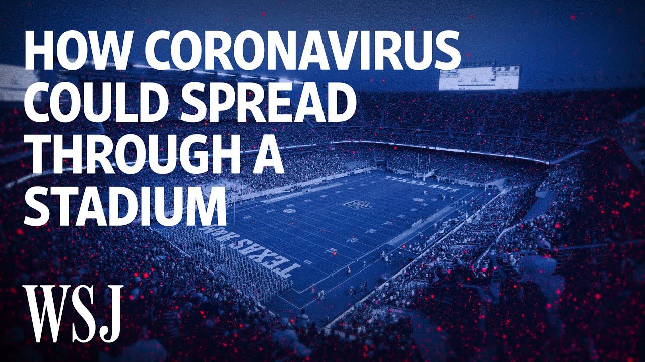 How Coronavirus Could Spread Through a Stadium | WSJ